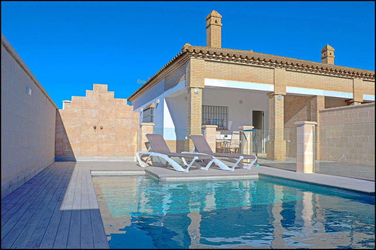 Chalet Penuelas Con Piscina Conil De La Frontera Exterior photo
