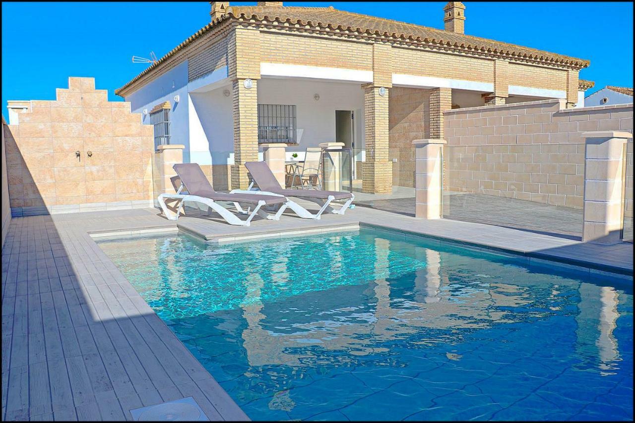 Chalet Penuelas Con Piscina Conil De La Frontera Exterior photo